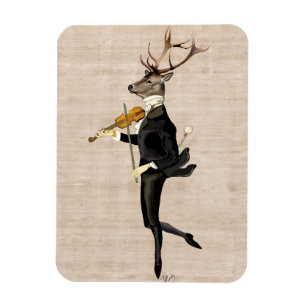 Ímã Dancing Deer with Violin 2