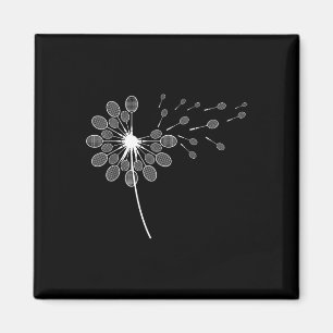 Imã Dandelion Badminton Racket Shirt Jogador de Badmin