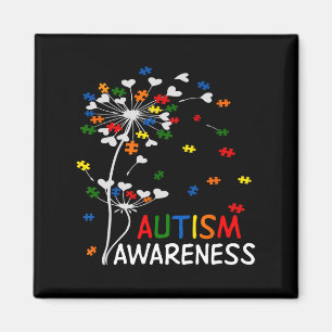 Imã Dandelion Quebra-cabeça Piece Legal Autismo Presen