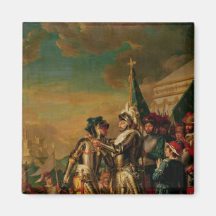 Imã Dando a Cadeia da Ordem de Santo-Michel