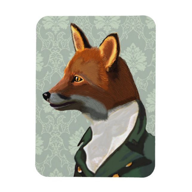 Ímã Dandy Fox Portrait 2 (Vertical)