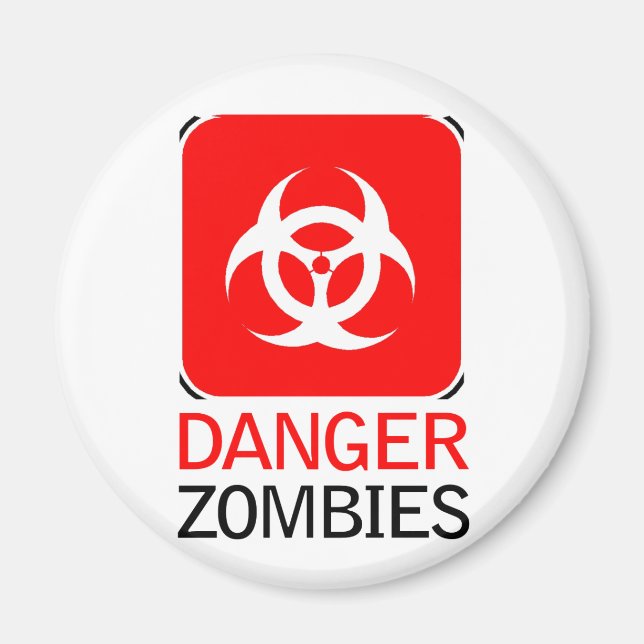 Imã Danger Zombies (Frente)