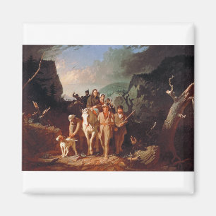 Imã Daniel Boone que escolta os colonos