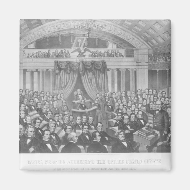 Imã Daniel Webster dirigindo-se aos Estados Unidos (Frente)