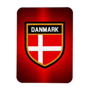 Ímã Danmark Flag