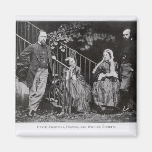 Imã Dante, Christina, Frances e William Rossetti