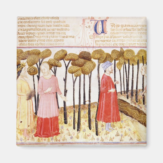 Imã Dante e Virgil na Cúpula do Purgatório (Frente)