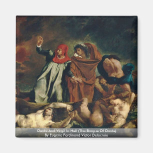 Imã Dante e Virgil no inferno (o Barque de Dante)