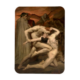 Ímã Dante e Virgil no Inferno (por Bouguereau)