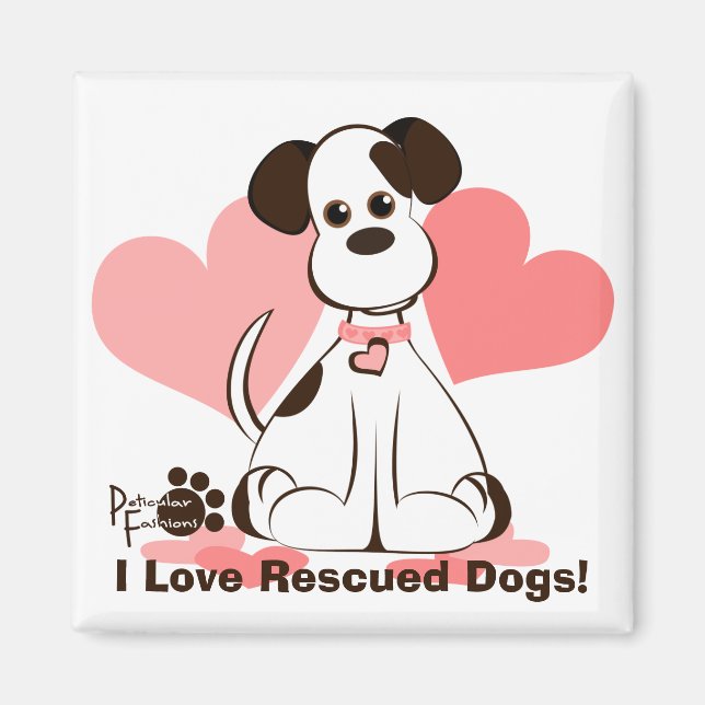 Imã Daphne, o cão adotado (Frente)