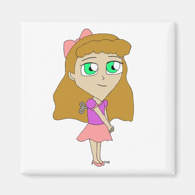 Imã dar corda no chibi (Frente)