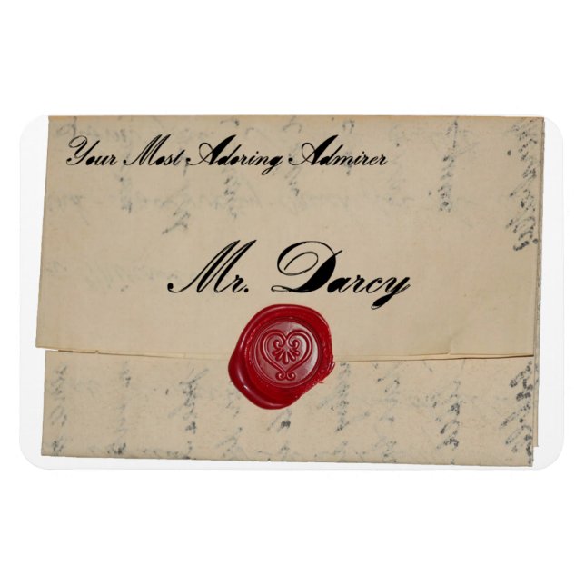 Ímã Darcy Regency Love Letter (Horizontal)