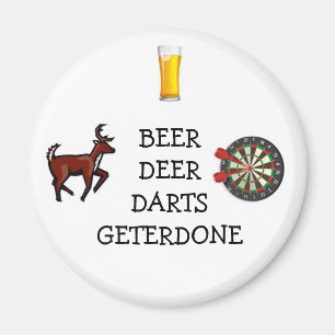IMÃ DARDOS DOS CERVOS DA CERVEJA