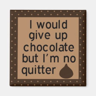 Imã Daria acima o chocolate mas eu não sou nenhum ím