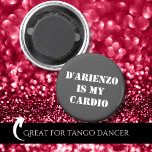 Imã D'Arienzo é meu cardio Tanguero Argentino Tango<br><div class="desc">Este incrível ímã Tango fará com que todos saibam que você vive em argentina tango. Isso também faz aniversário perfeito,  Natal,  Dia de os namorados ou presente de Dia de os pais para o viciado em Tango. Sinta-se livre para comprar em massa para seus amigos tango.</div>