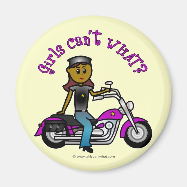 Imã Dark Biker Girl (Frente)