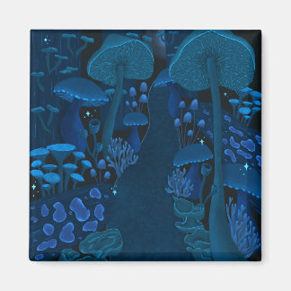 Imã Dark Mushroom Fantasy Navy Blue