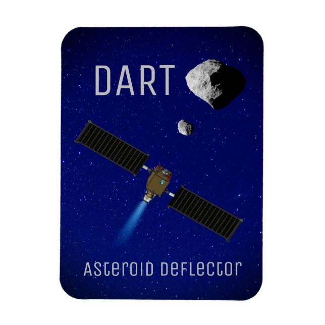 Ímã DART Asteroide Defletor Espacial (Vertical)