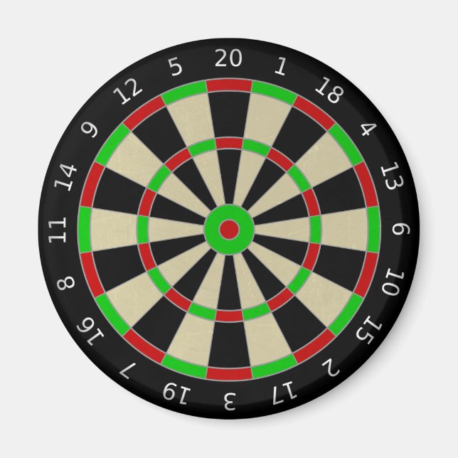 Imã Dart Board Magnet (Frente)