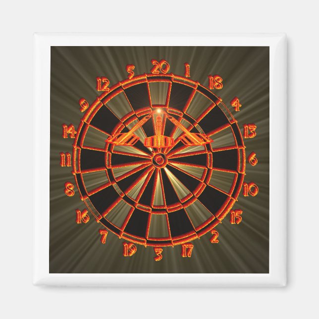 Imã Dartboard mit Darts in die 180 Dartkunst (Frente)