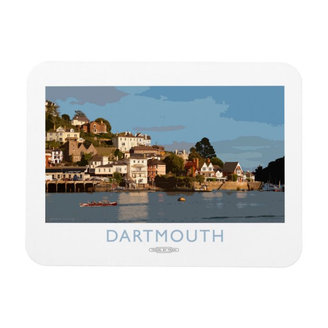 Ímã Dartmouth Rail Poster (Horizontal)