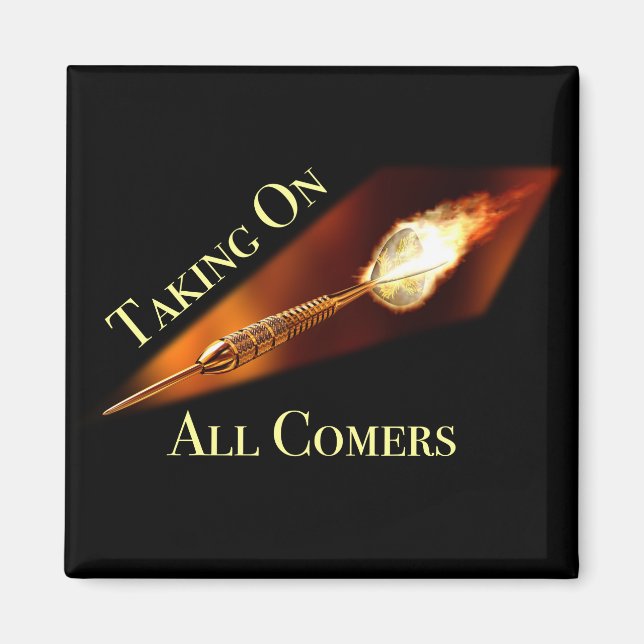 Imã Darts Champion enfrentando todos os clientes (Frente)