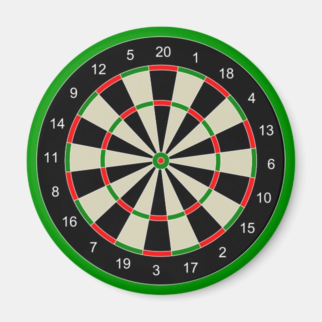 Imã Darttarget_Vetor_Clipart DARTS DARTBOARD DESTINO (Frente)