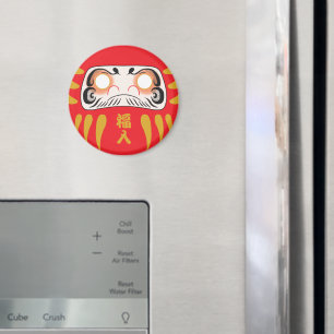 Imã Daruma Japonês (Sem Olhos)