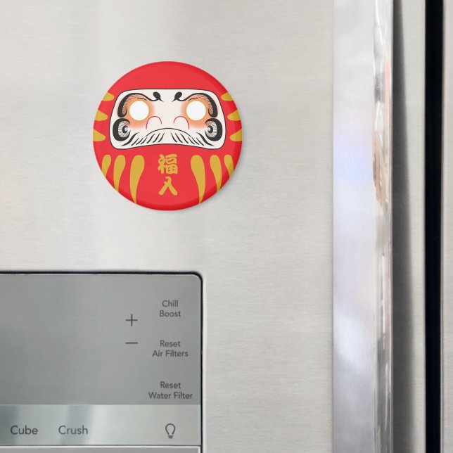 Imã Daruma Japonês (Sem Olhos) (In Situ (Fridge))