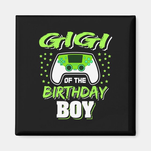 Imã Das Decorações Do Jogo De Aniversário (Frente)