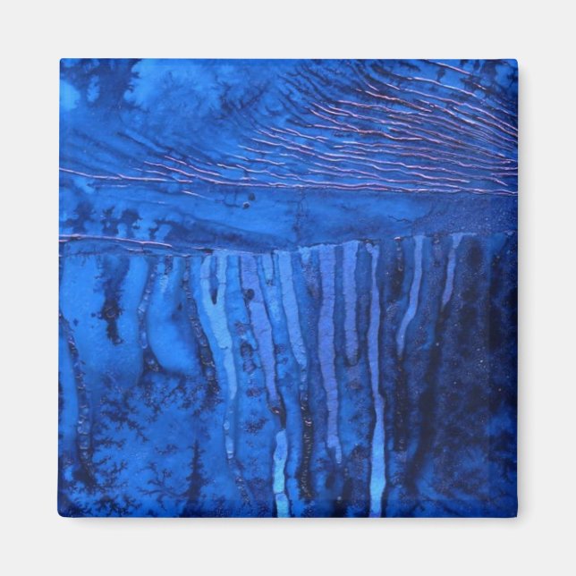 Imã Das "ímã da arte abstracta águas profundas #2" (Frente)