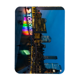 Ímã Das Stadtzentrum von Toronto bei Nacht