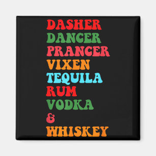 Imã Dasher Dancer Prancer Vixen Tequila Rum Vodka Desi