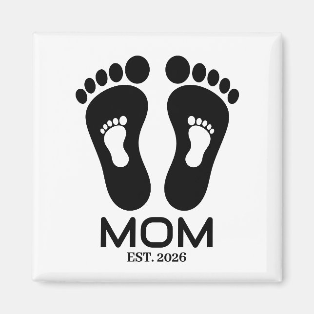 Imã Data de Nascimento do Bebê de Mãe Recém-Nascida  (Frente)