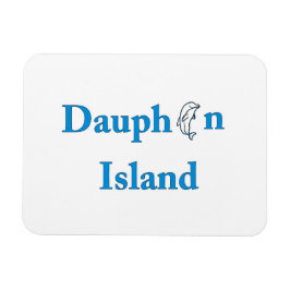 Ímã Dauphin Island Sign