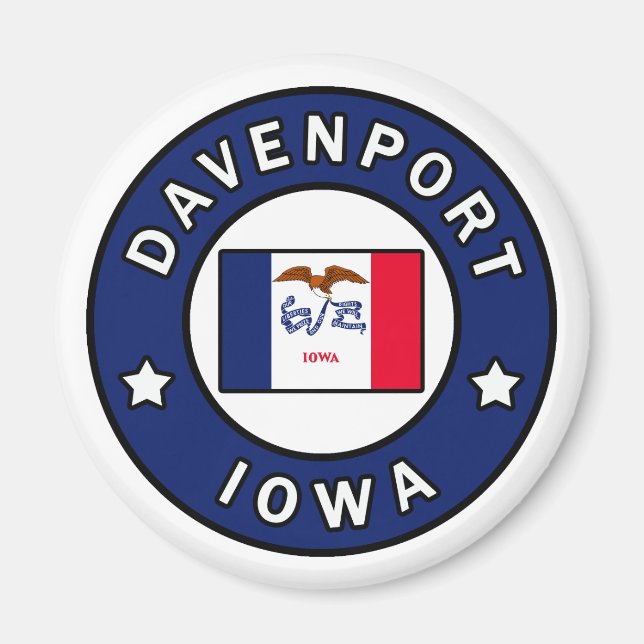 Imã Davenport Iowa (Frente)