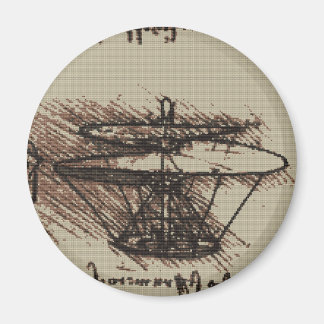 Imã DAVINCI HELO Cross Stitch Design