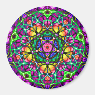 Imã Daybreak Delight Kaleidoscope Mandala