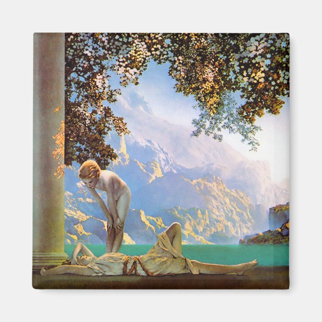 Imã Daybreak - por Maxfield Parrish (Frente)