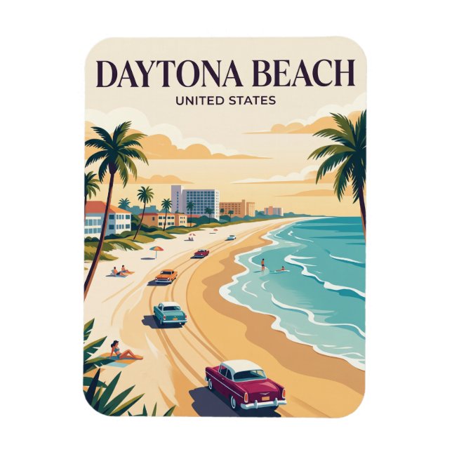 Ímã Daytona Beach Flórida (Vertical)