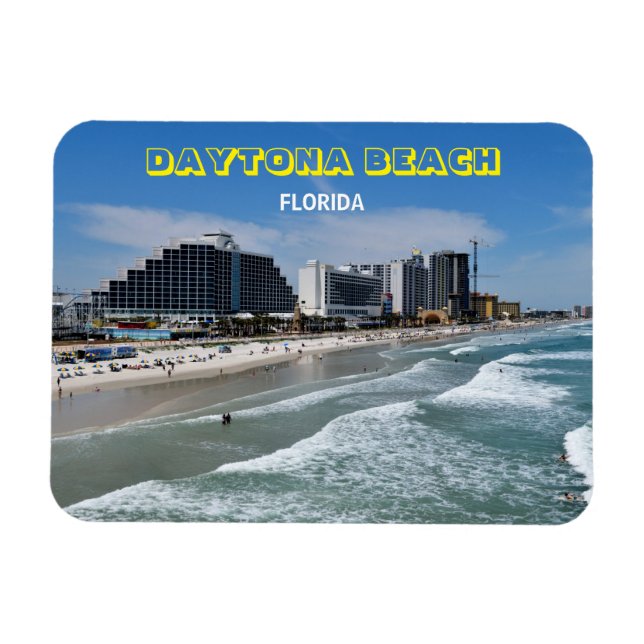 Ímã Daytona Beach, Florida Background (Horizontal)