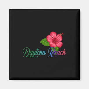 Imã Daytona Beach Florida Hibiscus Flower