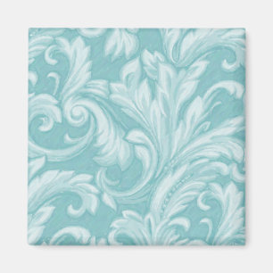 Imã Dazzling Damask, Aqua