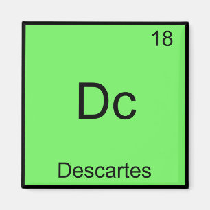 Imã Dc - Descartes Elemento Engraçado Símbolo Quími