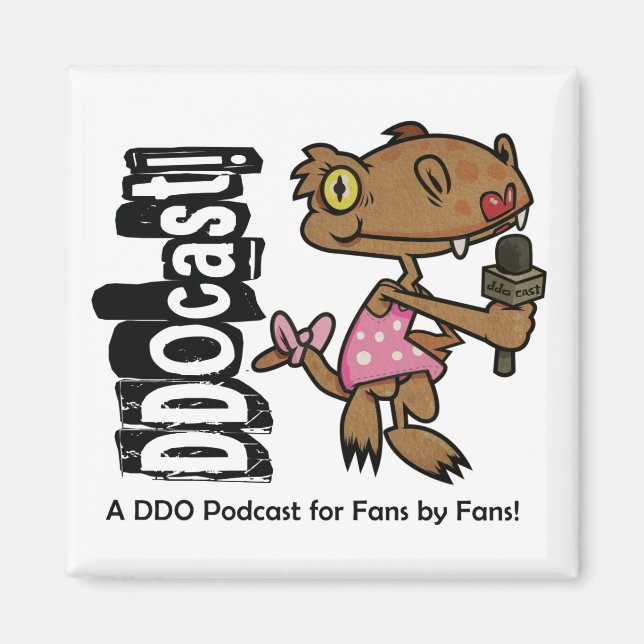 Imã DDOcast Snippiz Mascot (Frente)