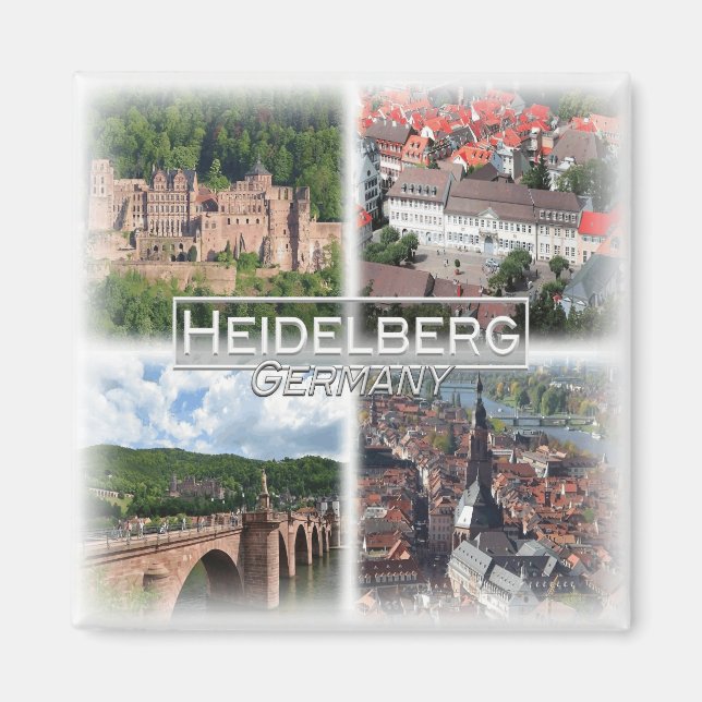 Imã DE0103 Europa, Alemanha, Heidelberg, Fridge (Frente)