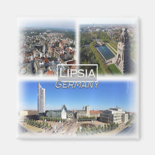 Imã DE0128 Europa, Alemanha, Saxónia, Lipsia, Cordilhe