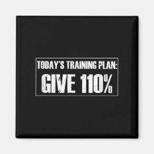 Imã Dê 110% de Malhação de Motivação de Gym