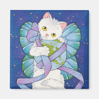 Imã Dê à paz um ímã quadrado fortuito