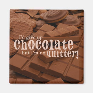 Imã Dê acima o ímã do chocolate